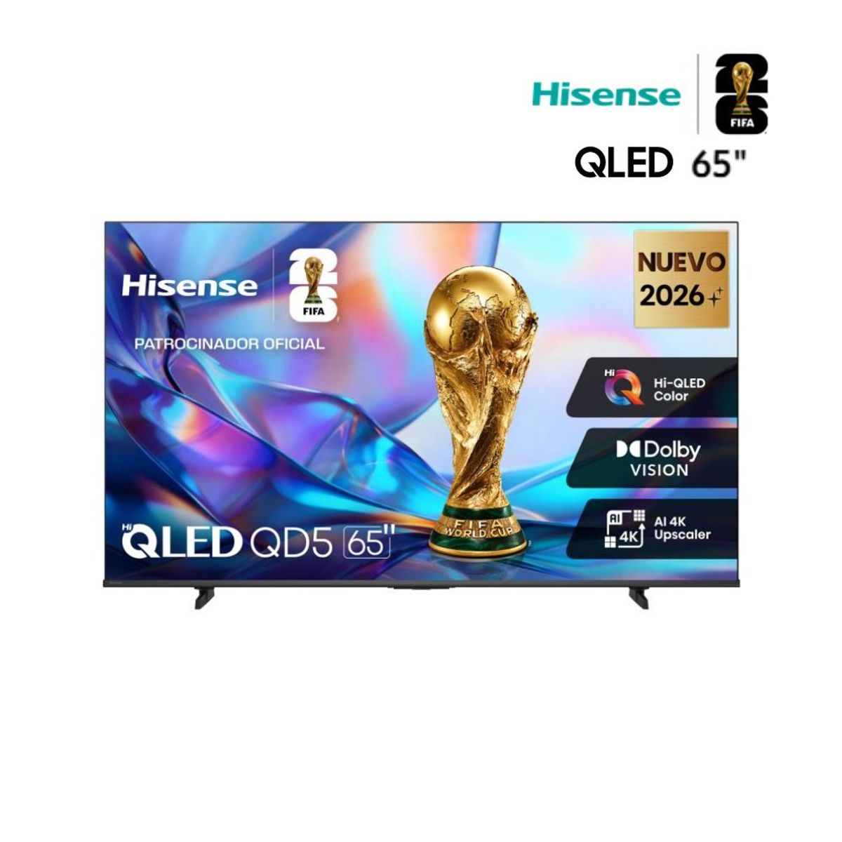 HISENSE - Televisor Hisense Hi-QLED 4K QD5SV 65 Pulgadas Smart TV VIDAA 65QD5SV