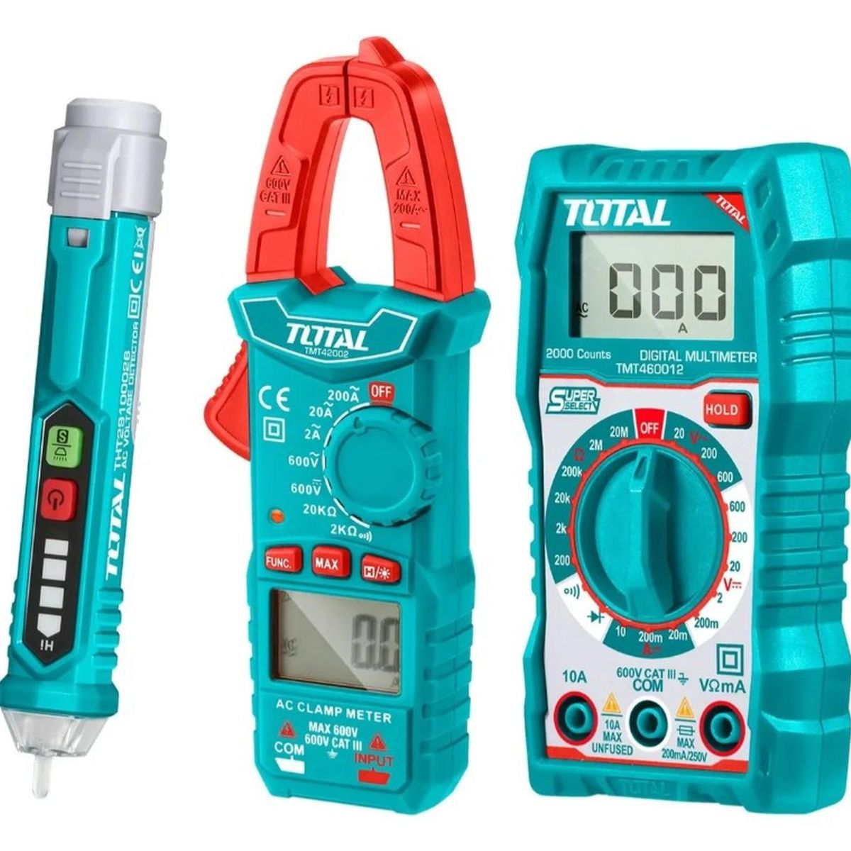 TOTAL - KIT MEDIDOR DE CORRIENTE DIGITAL TOTAL TMT43028