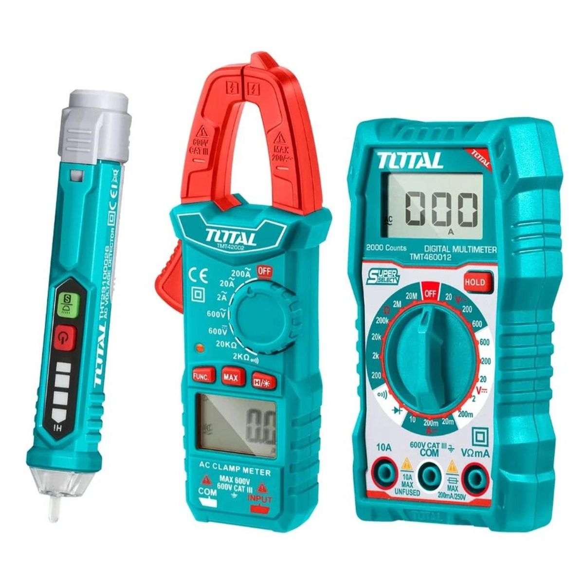 TOTAL - KIT MEDIDOR DE CORRIENTE DIGITAL TOTAL TMT43028