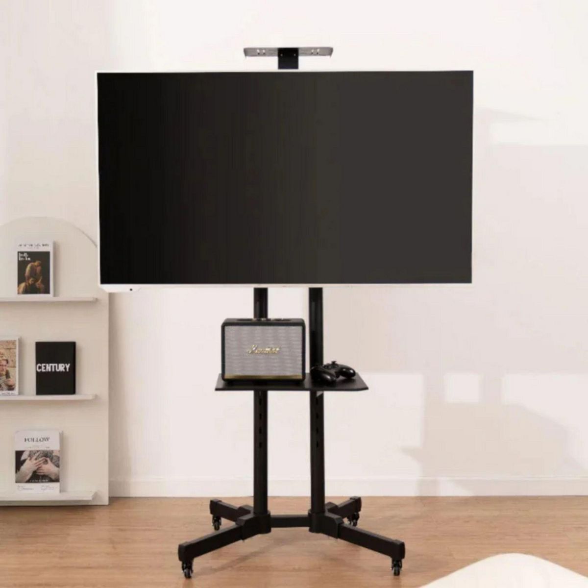 GENERICO - Soporte para Tv Pedestal Móvil con Ruedas 32 a 70 Pulgadas en Acero