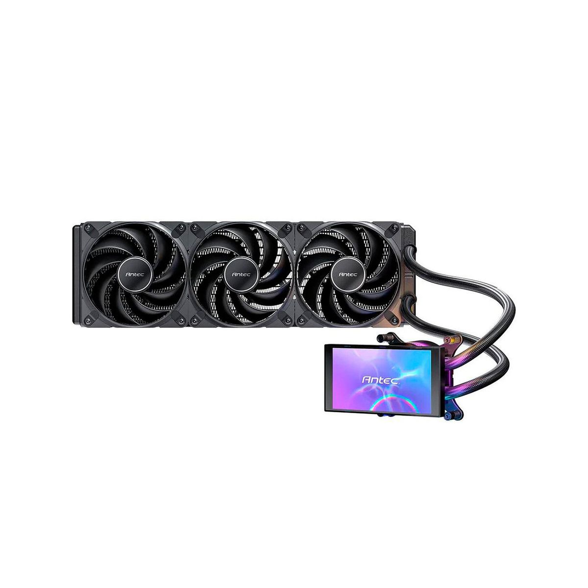 ANTEC - Refrigeración Líquida Gamer Antec VORTEX VIEW 360 Negro con Pantalla LCD de 5 Pulgadas
