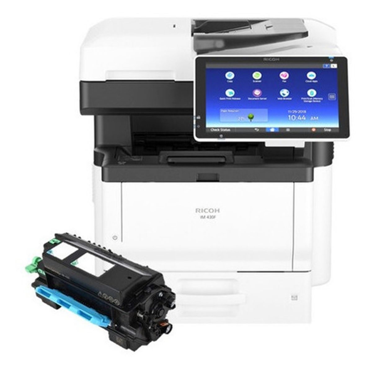 RICOH - Impresora RICOH Laser IM 430F Multifuncional, Duplex, Red, ADF