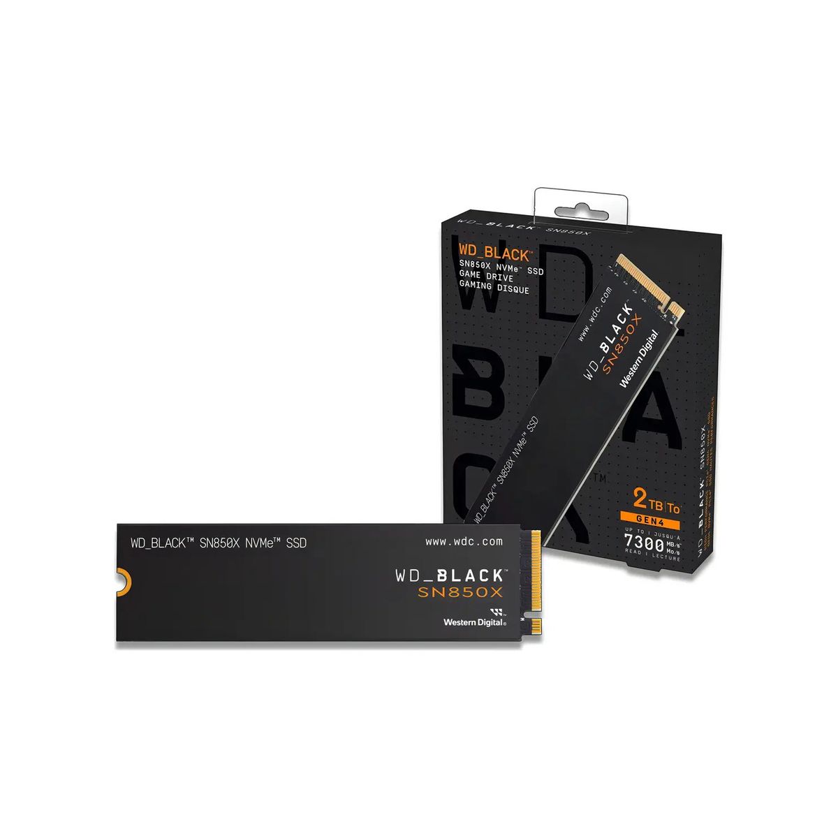 WESTERN DIGITAL - Unidad Estado Sólido SSD NVMe 2TB SN850X WEST DIGIL BLACK Estable