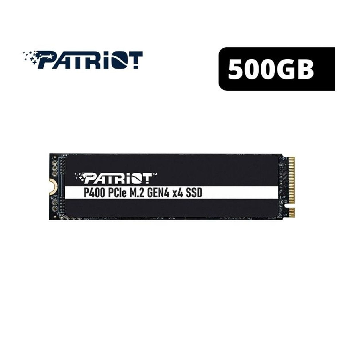 PATRIOT - Unidad De Estado Sólido SSD M.2 PCIe Gen 4.0 500GB PATRIOT P400 V4 Estabilidad Y Eficiencia