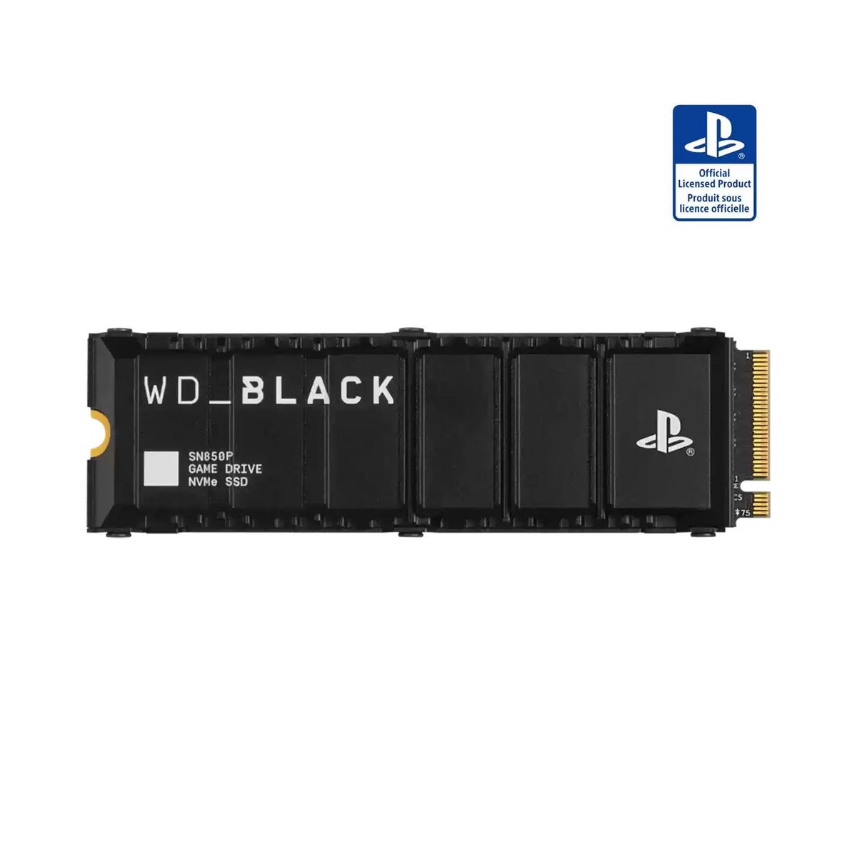WESTERN DIGITAL - Unidad Estado Sólido SSD M2 NVMe 2TB SN850P W DIG BLACK Disipado de Máxima Fluidez para Gaming