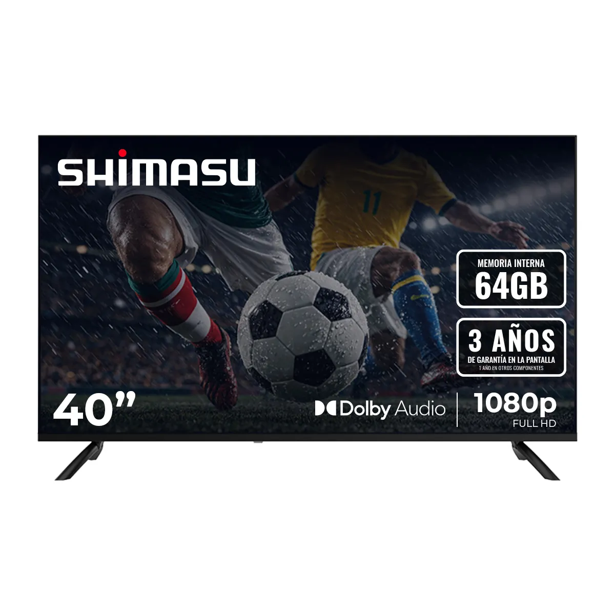 SHIMASU - Televisor Shimasu 40 Pulgadas SH-TV40FAL1F5CO FHD LED Smart TV Google