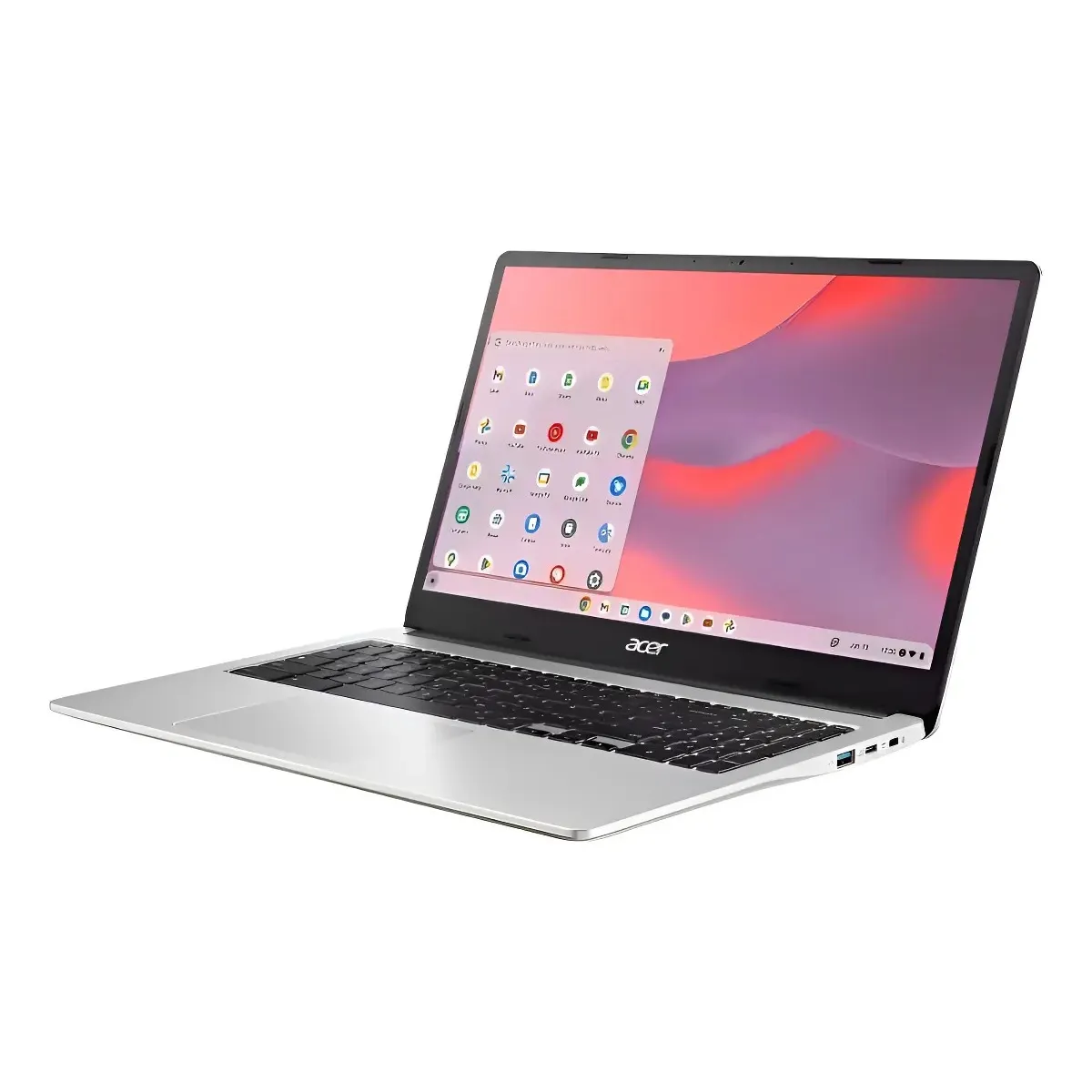 ACER - Portátil Acer Chromebook 315 15.6" Full HD 64GB 4GB Ram Plata