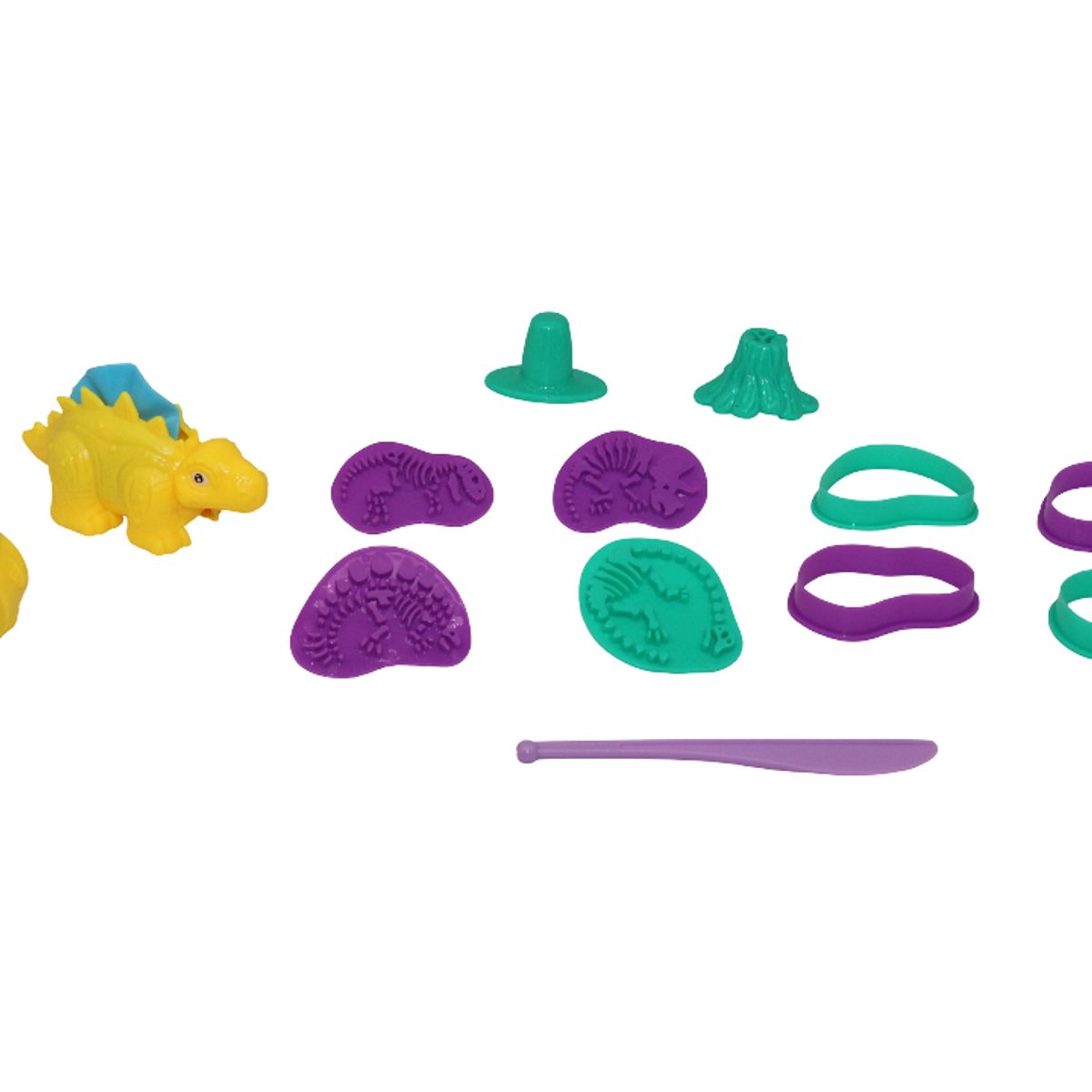 JUGUETELANDIA - PLASTILINA FOSILES DE DINOSAURIO CAJA