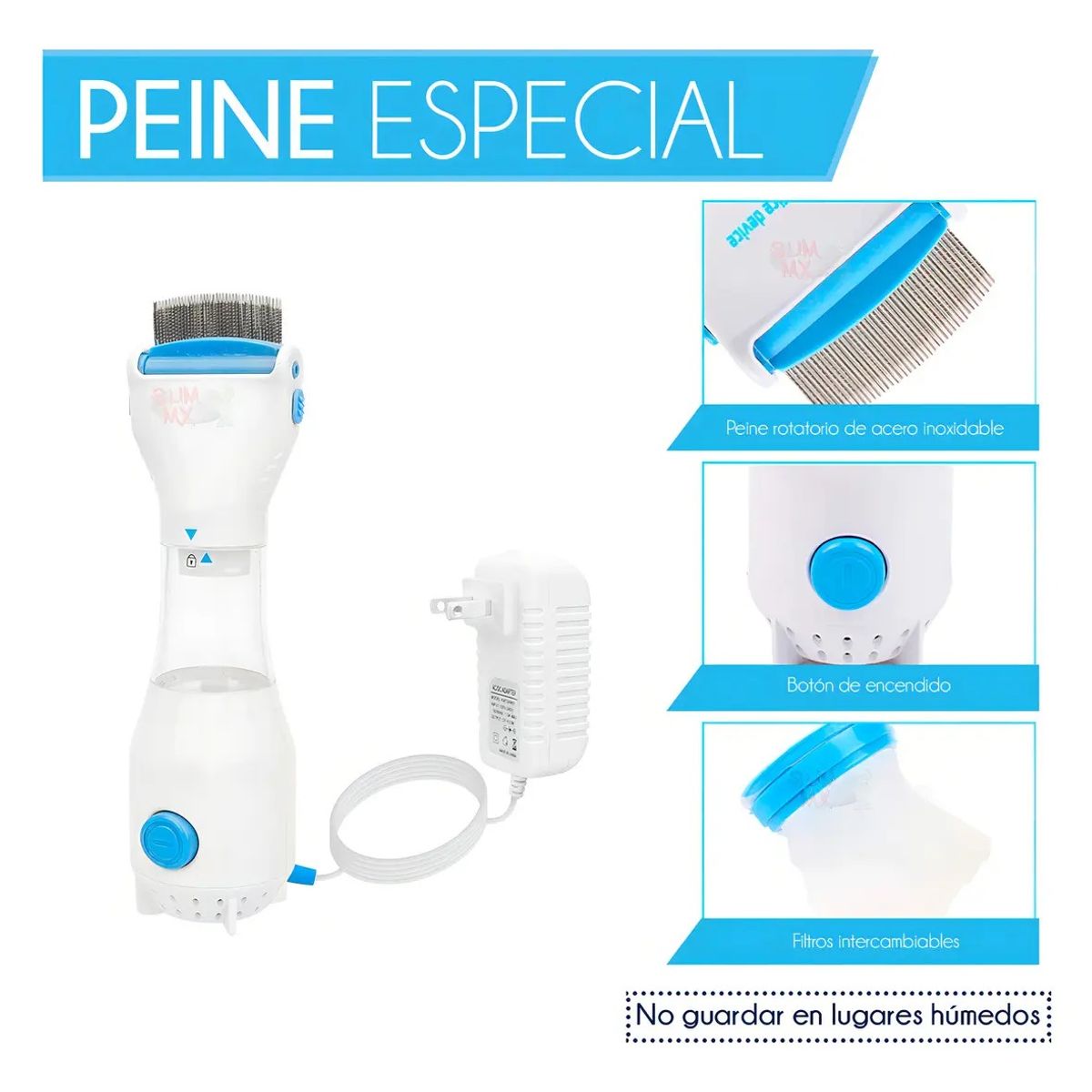 GENERAL - Peine Eléctrico Aspiradora Para Eliminar Piojos Liendres,aspiradora Para Piojos