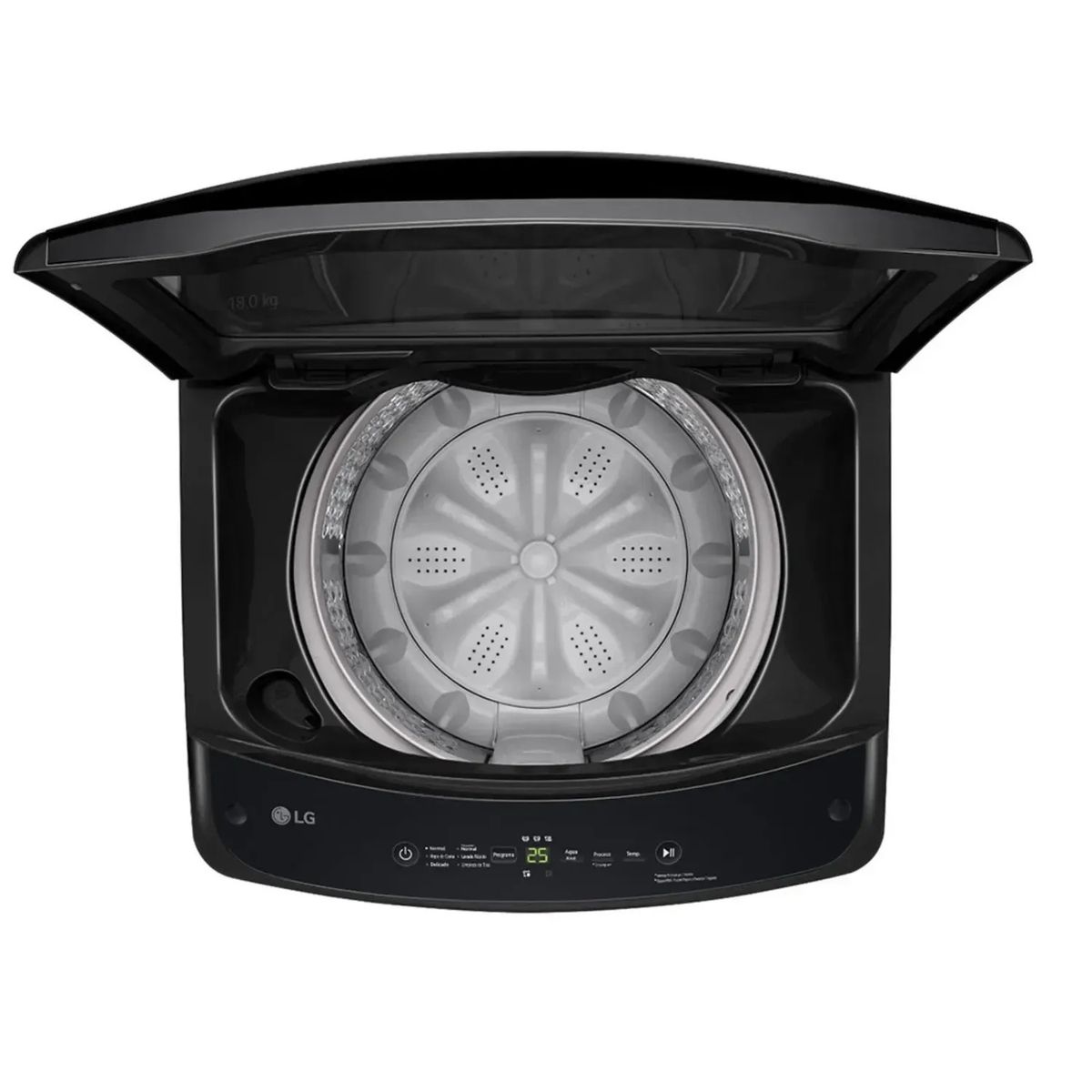LG - Lavadora LG Carga Superior 13 Kg WT13NVTB Negro