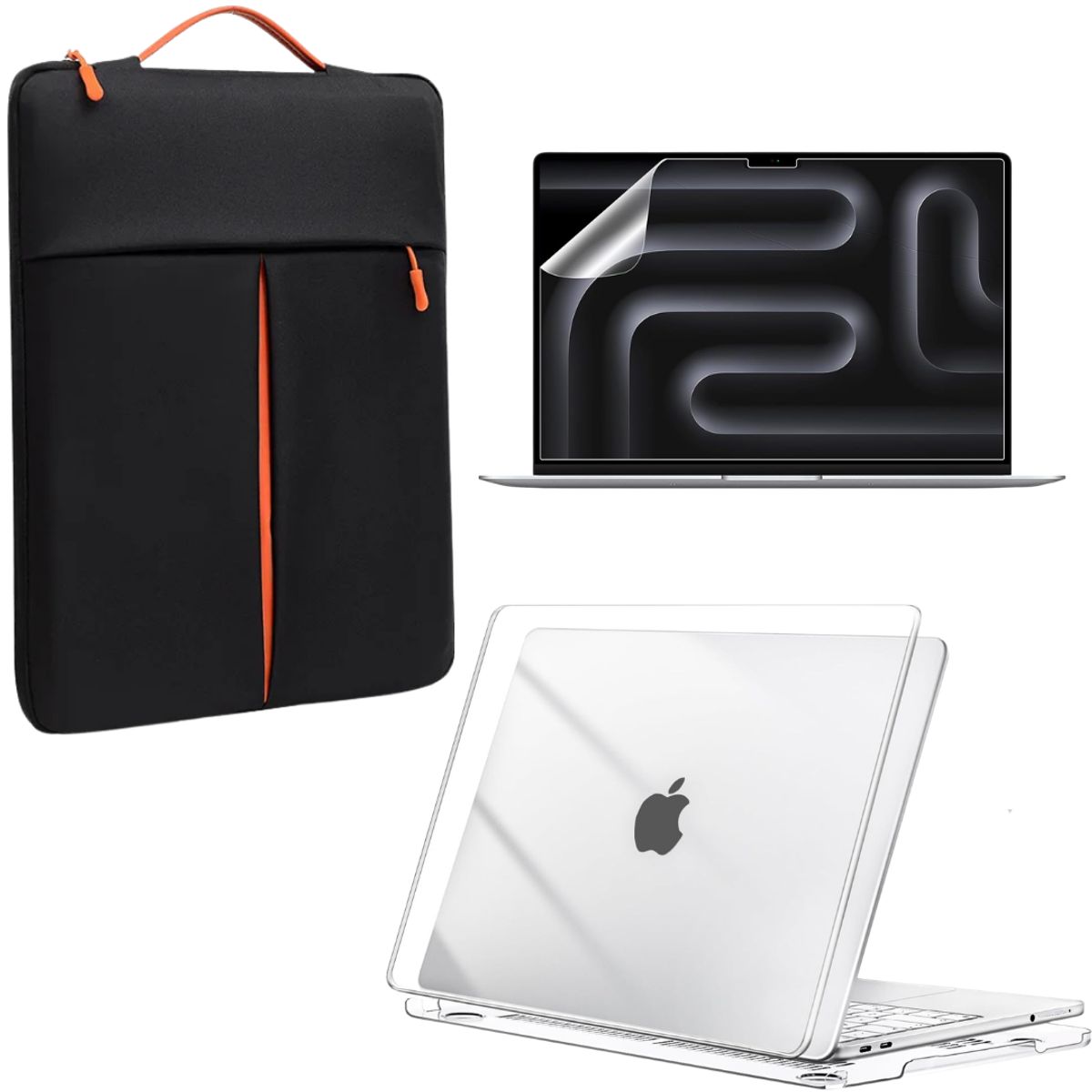 GENERICO - Carcasa + Screen + Funda Premium Negro Para Macbook Neo A3404 2026