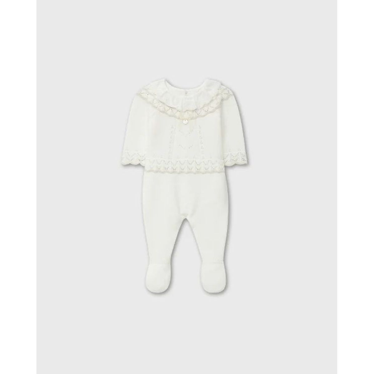 DR KID - Pijama Tricot Detalle Cuello Blanco Dr.Kid