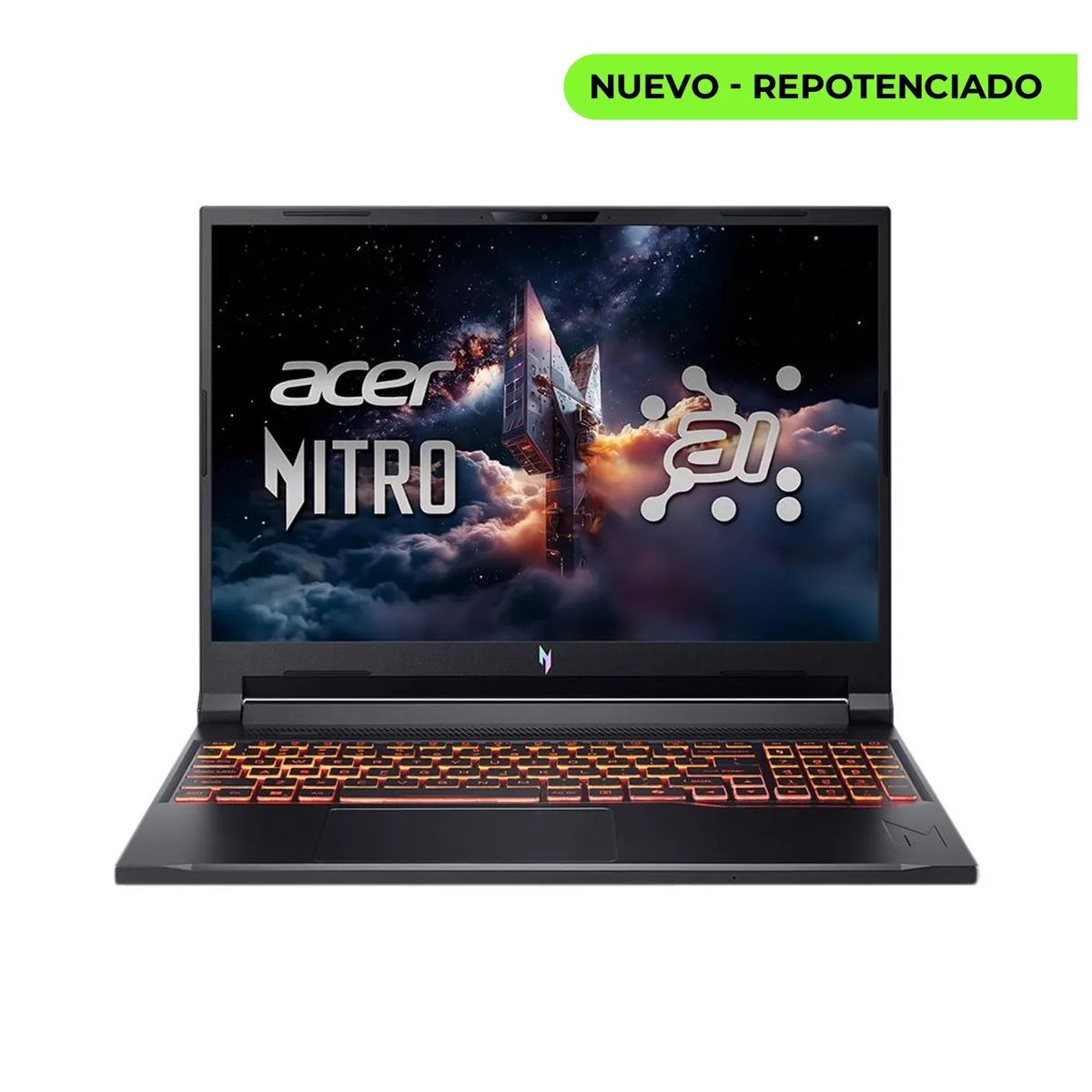 ACER - PORTATIL GAMER ACER NITRO V16 AI/ RYZEN 7 260/ RTX 5070 8GB/ 16" WUXGA 180HZ/ RAM 64GB SSD 2TB