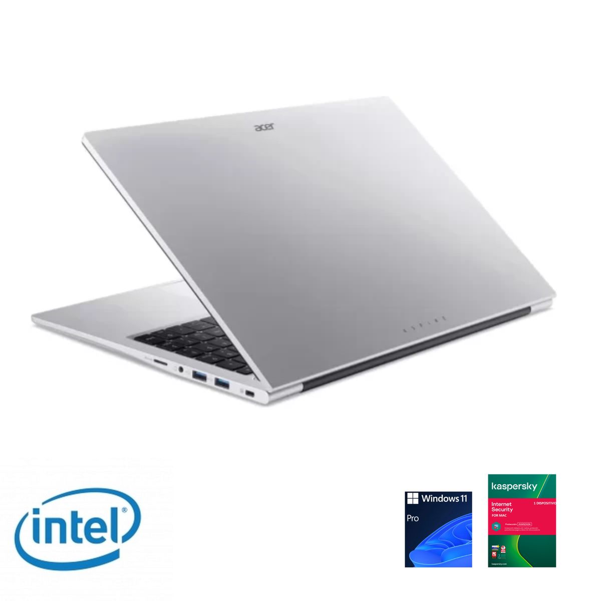 ACER - PORTATIL ACER AL15-33P-37DG  INTEL CORE I3-N355 - 8GB DDR5 - 512GB SSD - 15,6" FHD - WINDOWS 11 PRO