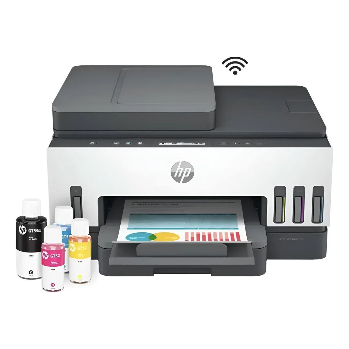 HP - Impresora Multifuncional Hp Smart Tank 750 Wifi Of - Blanco