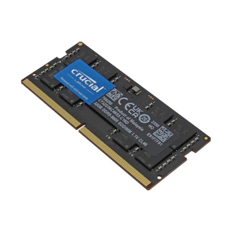 Memoria RAM Laptop Crucial 32gb DDR5-5600 SODIMM CRUCIAL