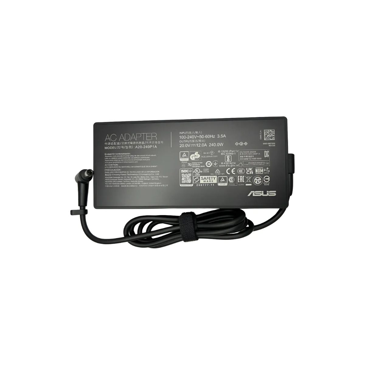 ASUS - CARGADOR ASUS 100% ORIGINAL ROG STRIX GAMING 20V 12.0A 240W