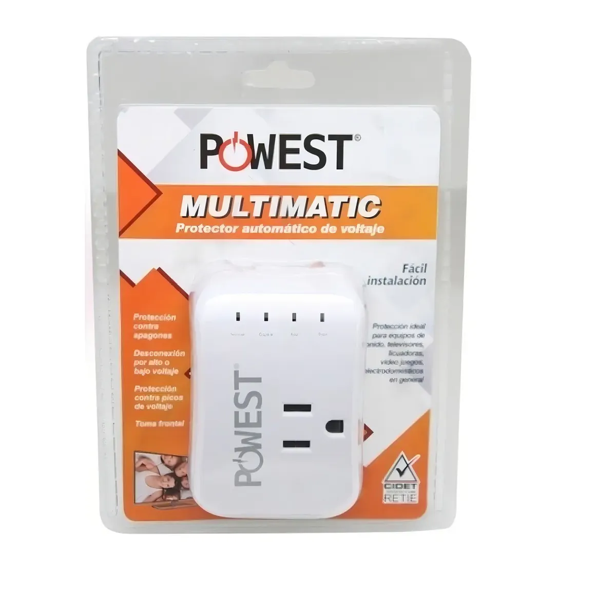 POWEST - Protector Voltaje Powest Multimatic Estabilizador Para Tv Xb
