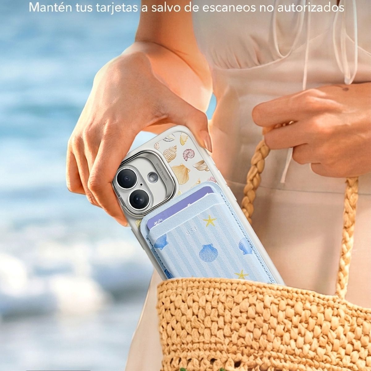 ESR - ESR Wallet Boost Billetera Magnética MagSafe Coastal Summer