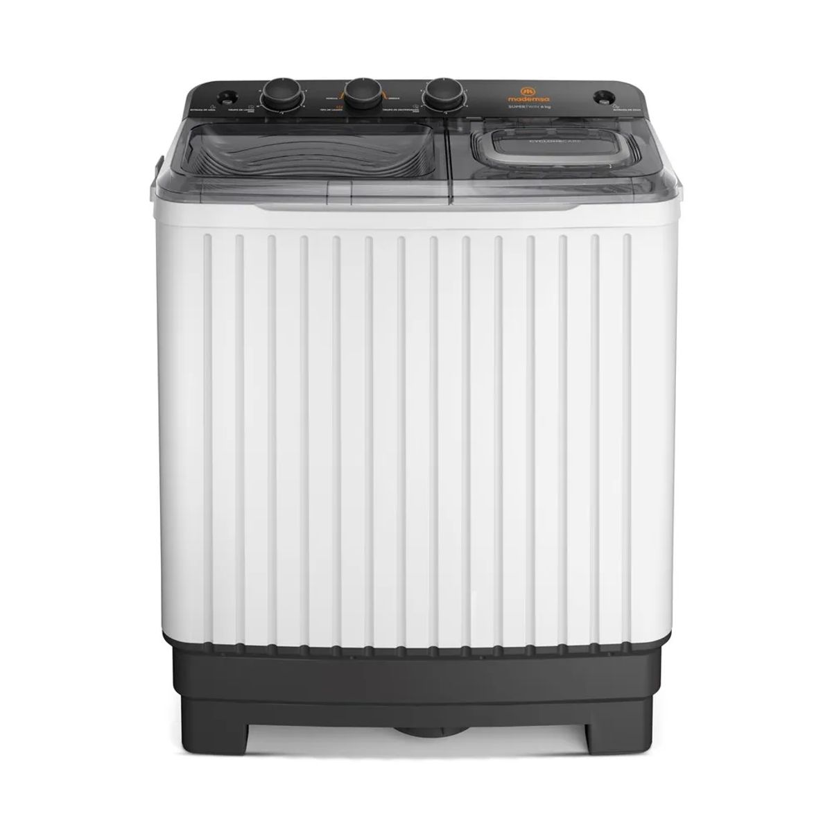 WHITE WESTINGHOUSE - Lavadora Semiautomática White Westinghouse Carga Superior 7kg doble tina Blanca WWTT07M6USUZW