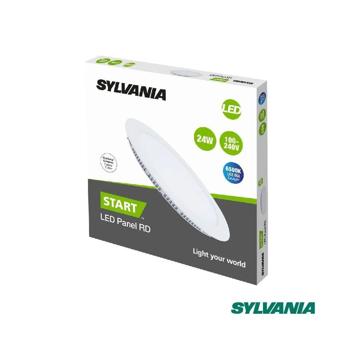 SYLVANIA - Panel Led Silvania 24w Luz Blanca Fría
