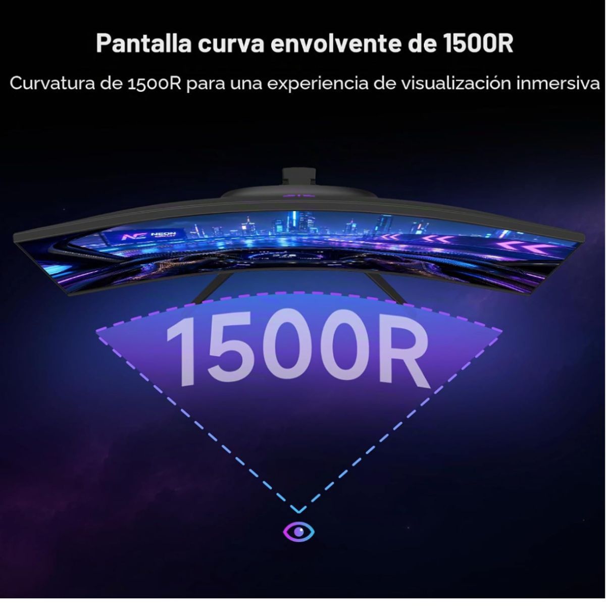 KTC - Monitor Gamer Curvo Ktc 32 pulgadas 280hz