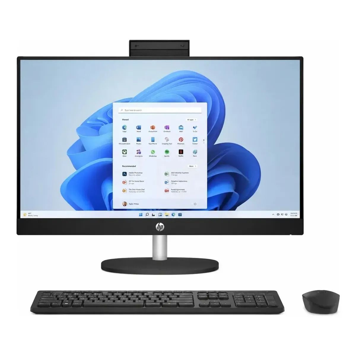 HP - TODO EN UNO HP 24-CR0234LA RYZEN 3-7320U 8GB RAM 1TB SSD 24 FHD