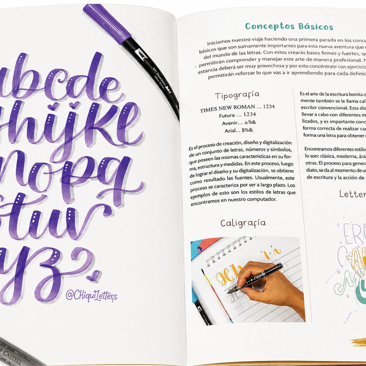 CIRCULO DE LECTORES - Libro Lettering Y Caligrafía Con Actividades Para Adultos