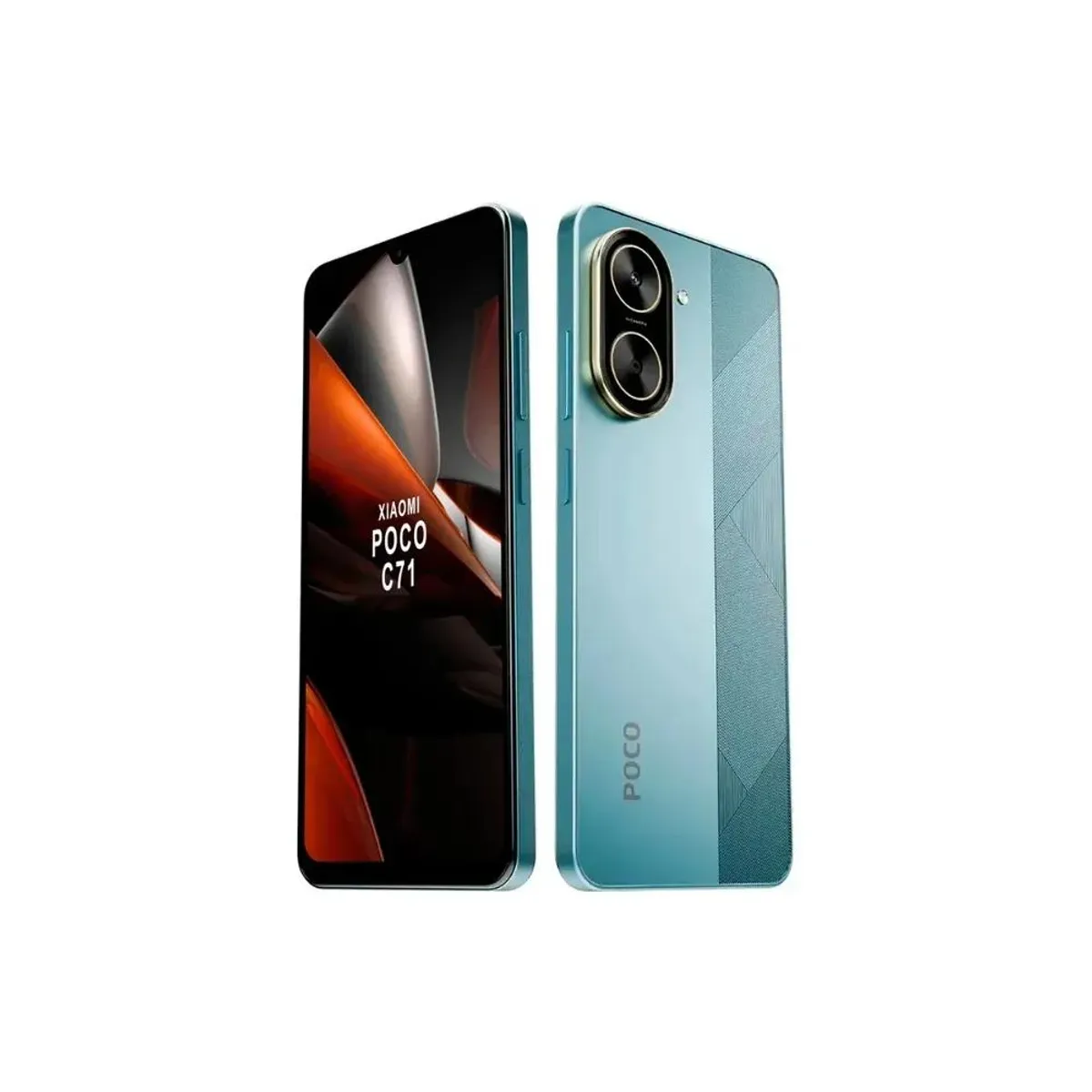 XIAOMI - Celular POCO C71 Azul 4GB RAM 64GB , Pantalla Inmersiva, Batería de Larga Duración, Android