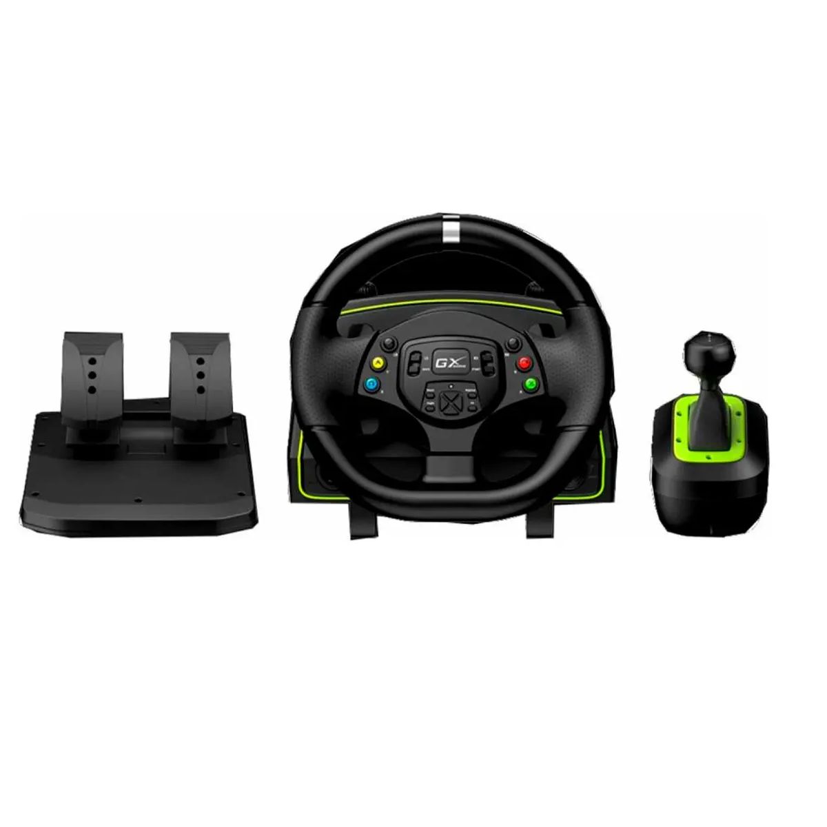 GENIUS - Timon C/pedal + Palanca Genius Gx Speed Master X2 Ps4 Pc Color Negro