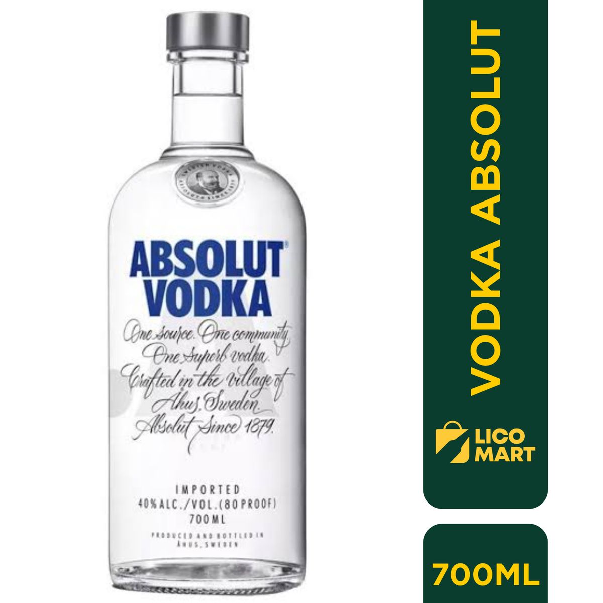 ABSOLUT - VODKA ABSOLUT 700 ML