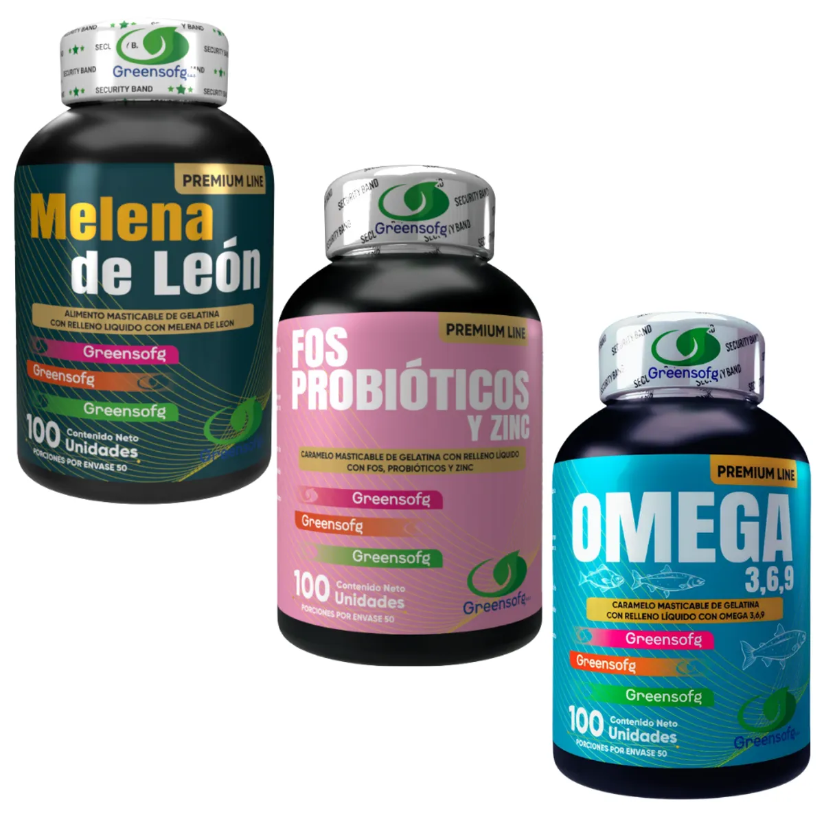 NATURAL MEDICINE - Melena de León + Prebióticos Probióticos y Zinc + Omega 3, 6 y 9 - Kit Bienestar Femenino