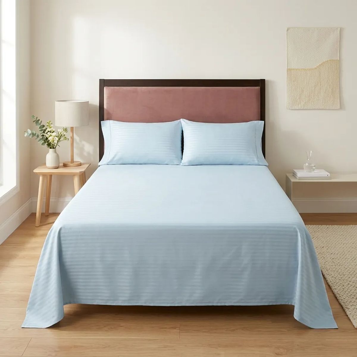 HARMONY HOME - Sabanas Premium 200 Hilos 120X190 Cama Semidoble