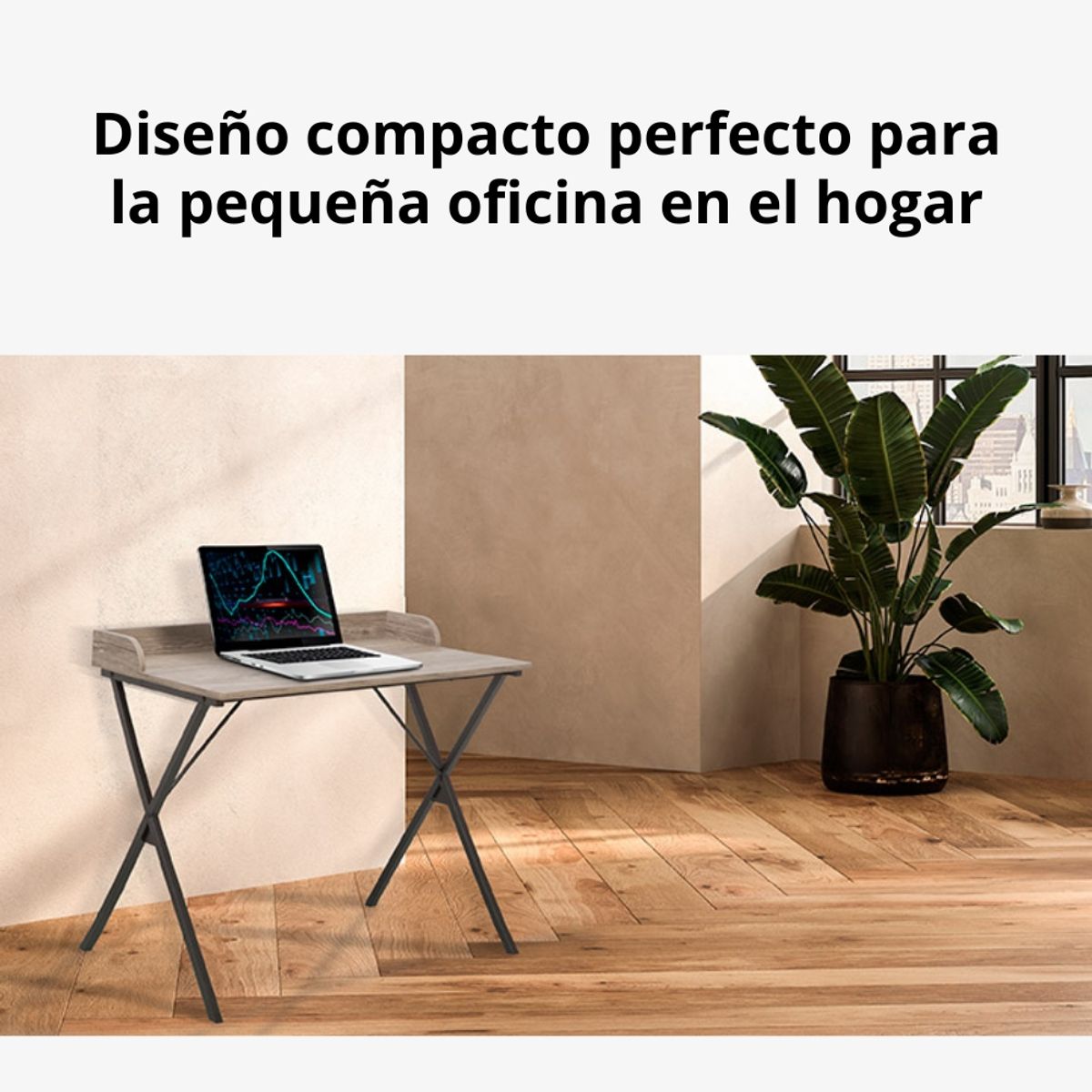 XTECH - Escritorio Moderno Xtech XTF-CD202 Un Nivel Diseño Compacto - Rustico