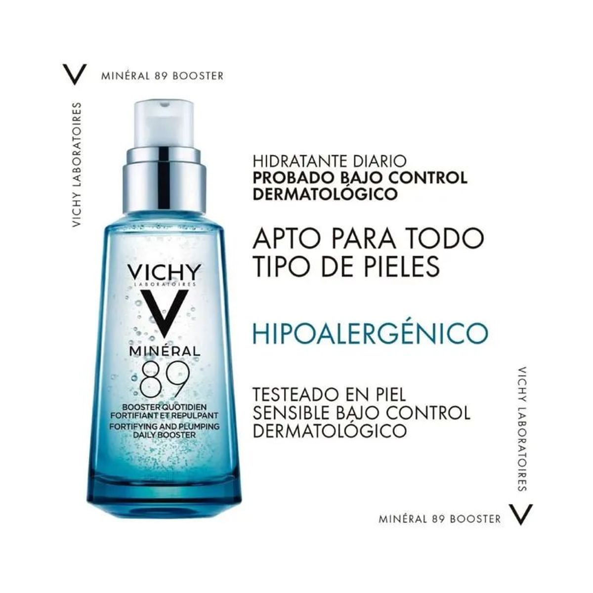 VICHY - Serum  Hidratante Mineral 89 Booster Con Acido Hialuronico 50ml