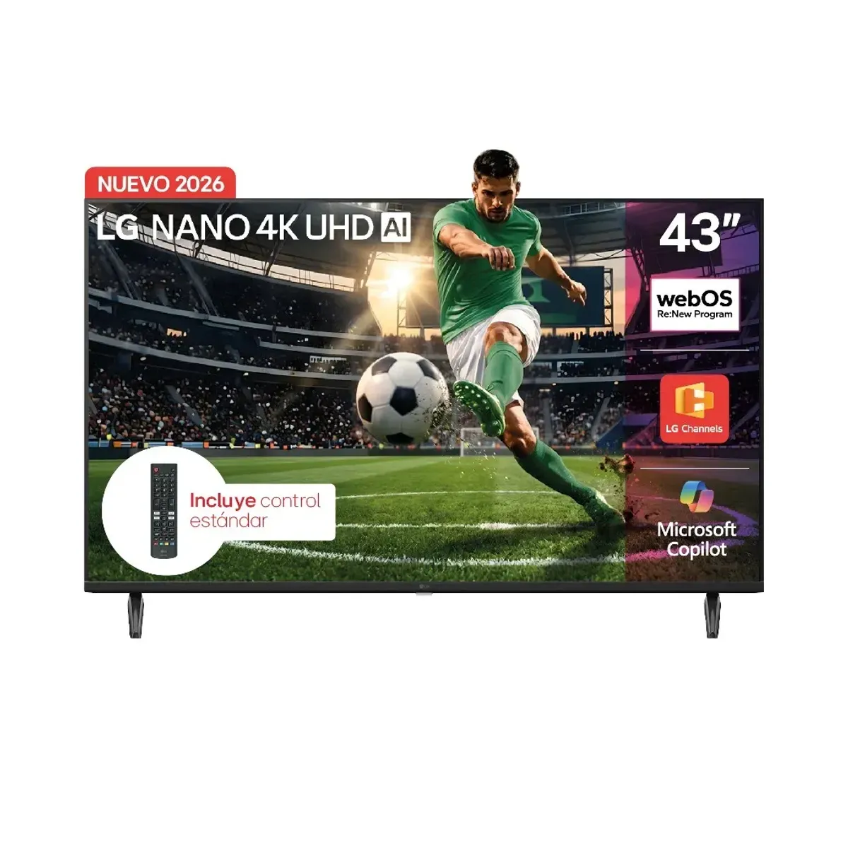 LG - Televisor LG 43 Pulgadas Nano Uhd 4k Smart Tv