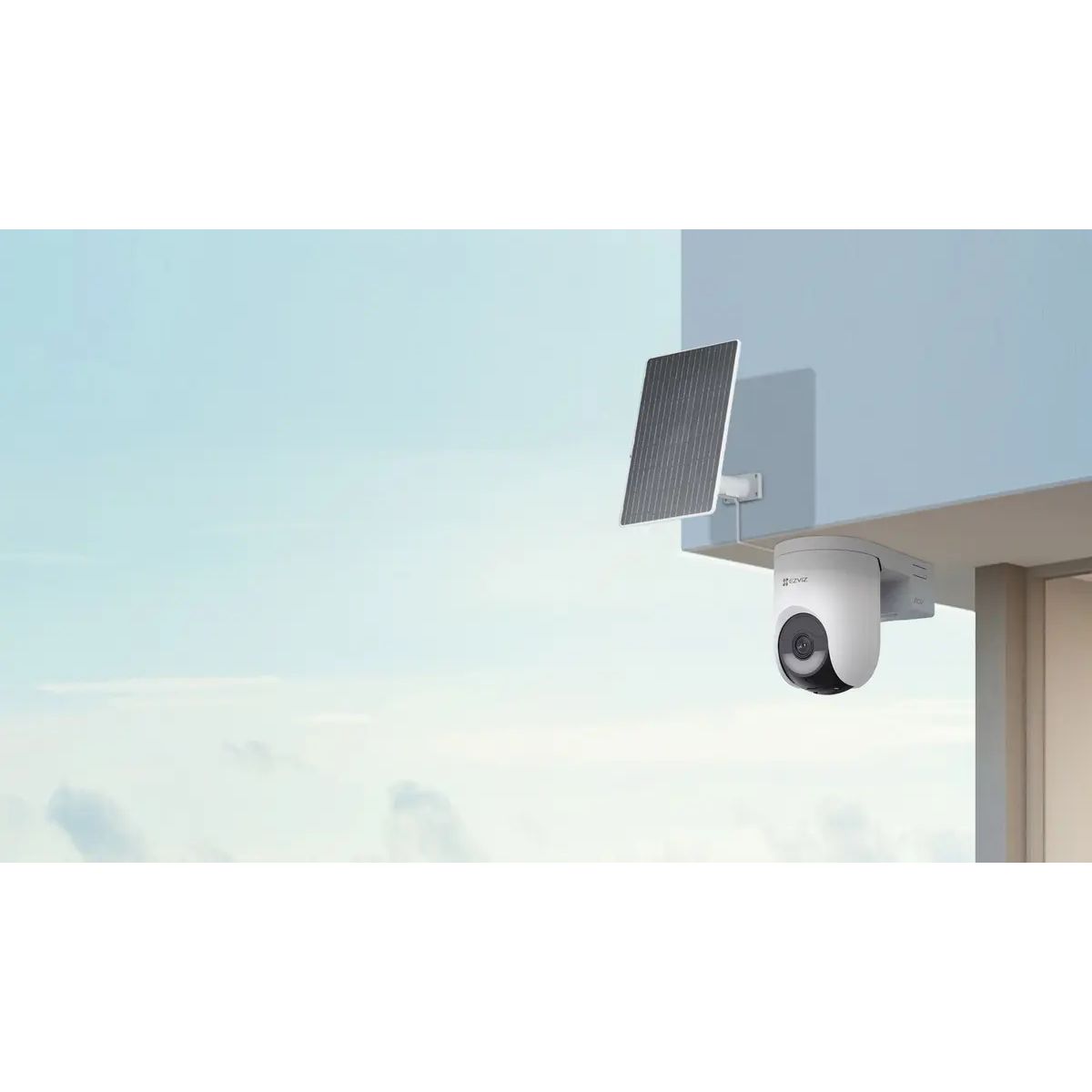 EZVIZ - Cámara De Seguridad Ezviz Hb8c 4mp Wifi + Panel Solar Blanco