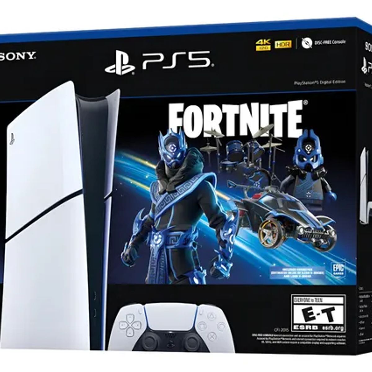 SONY - Playstation 5 Slim Edicion Digital + Paquete Fortnite + Garantia