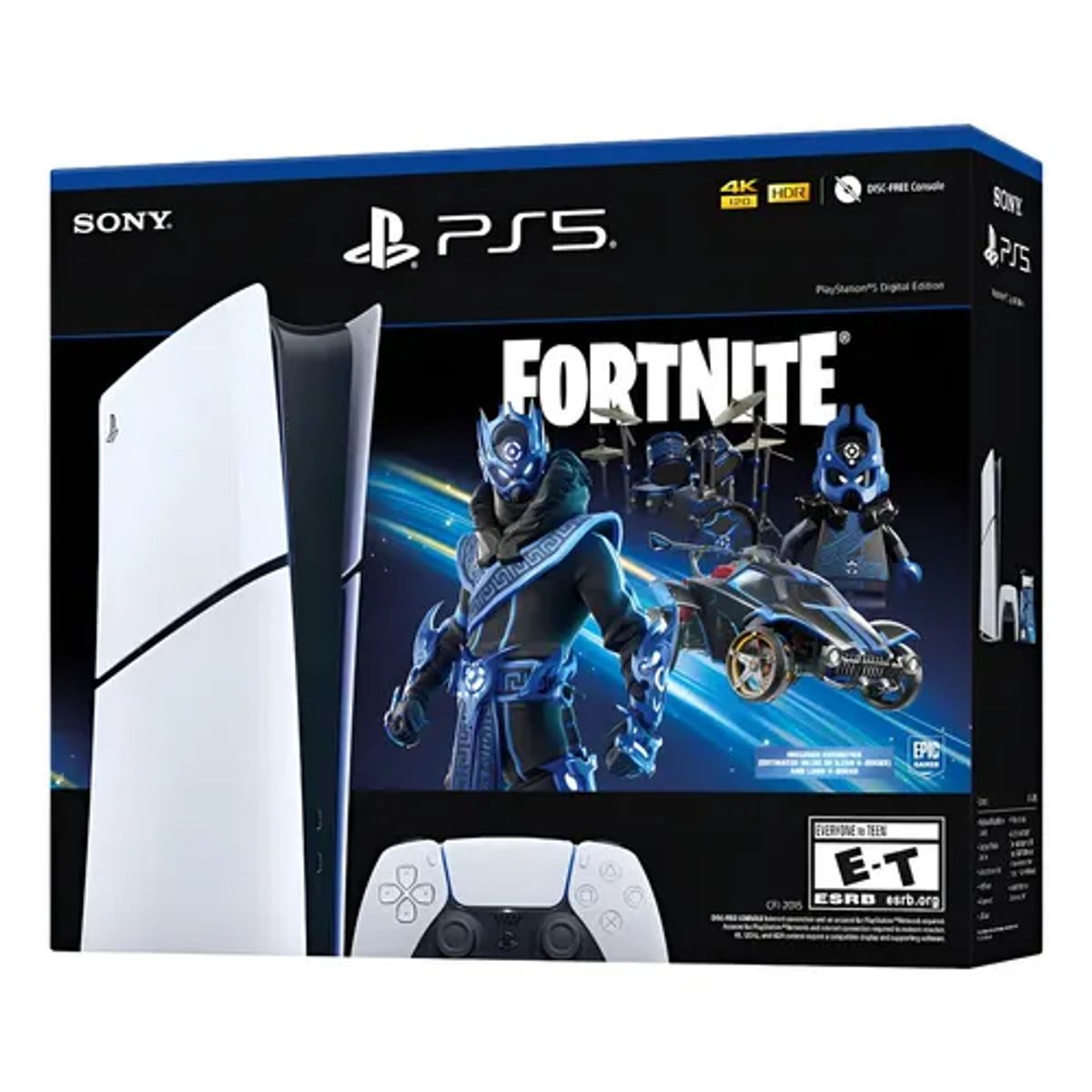 SONY - Playstation 5 Slim Edicion Digital + Paquete Fortnite + Garantia