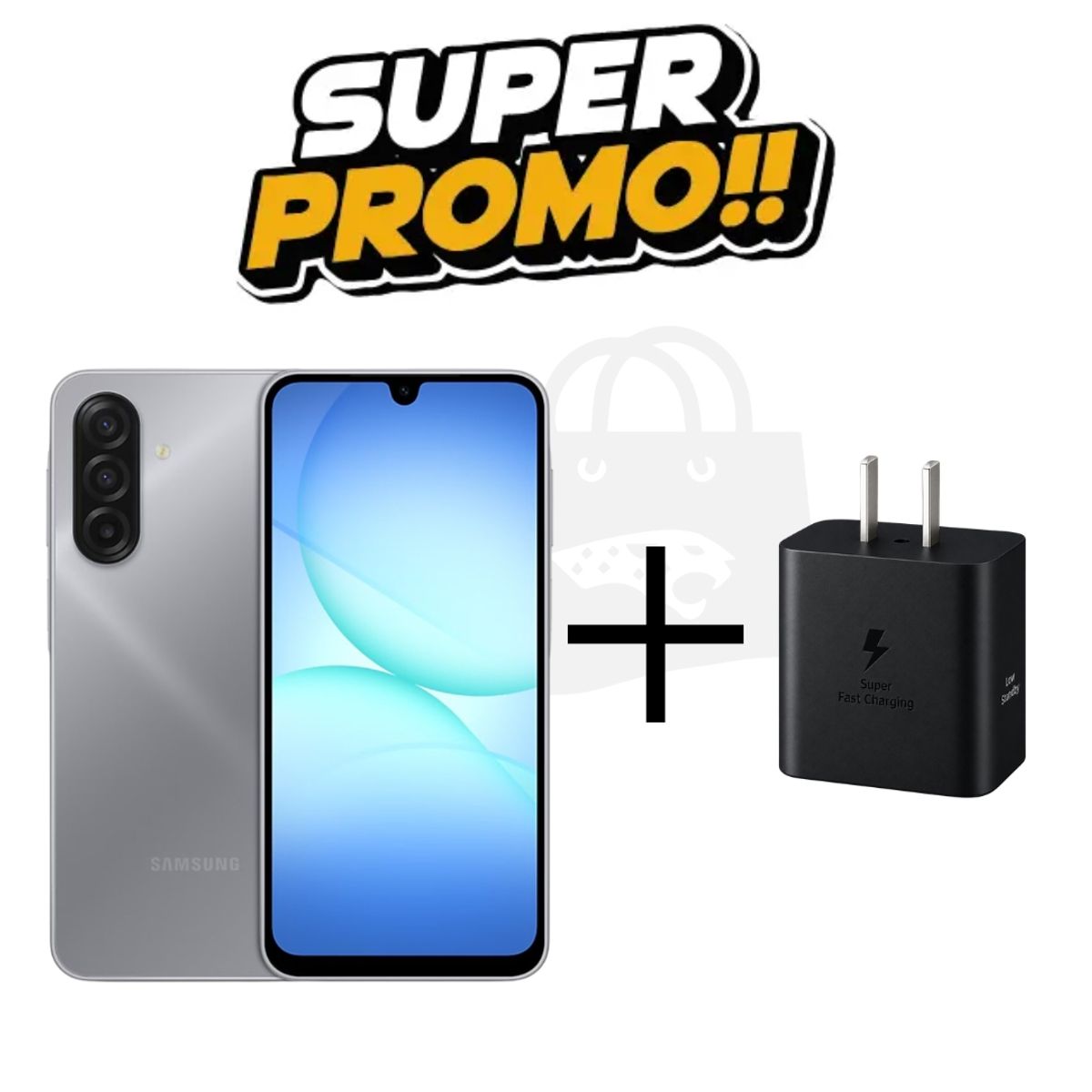 SAMSUNG - Celular Samsung Galaxy A17 5G 8+256GB Gris + Adaptador Samsung 45W