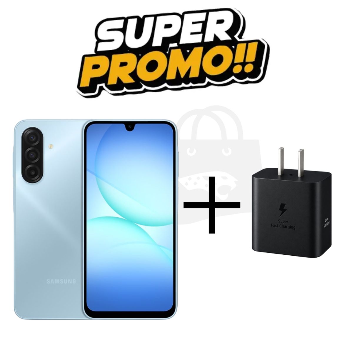 SAMSUNG - Celular Samsung Galaxy A17 5G 8+256GB Azul + Adaptador Samsung 45W