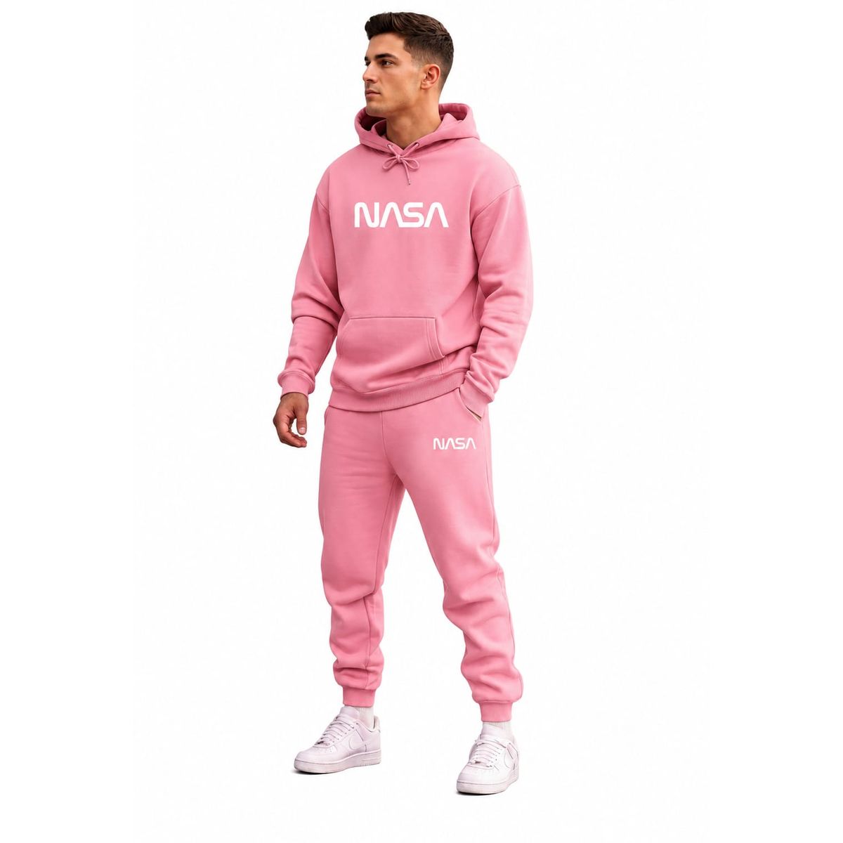 URBANISTA - SUDADERA PRA HOMBRE ROSADA