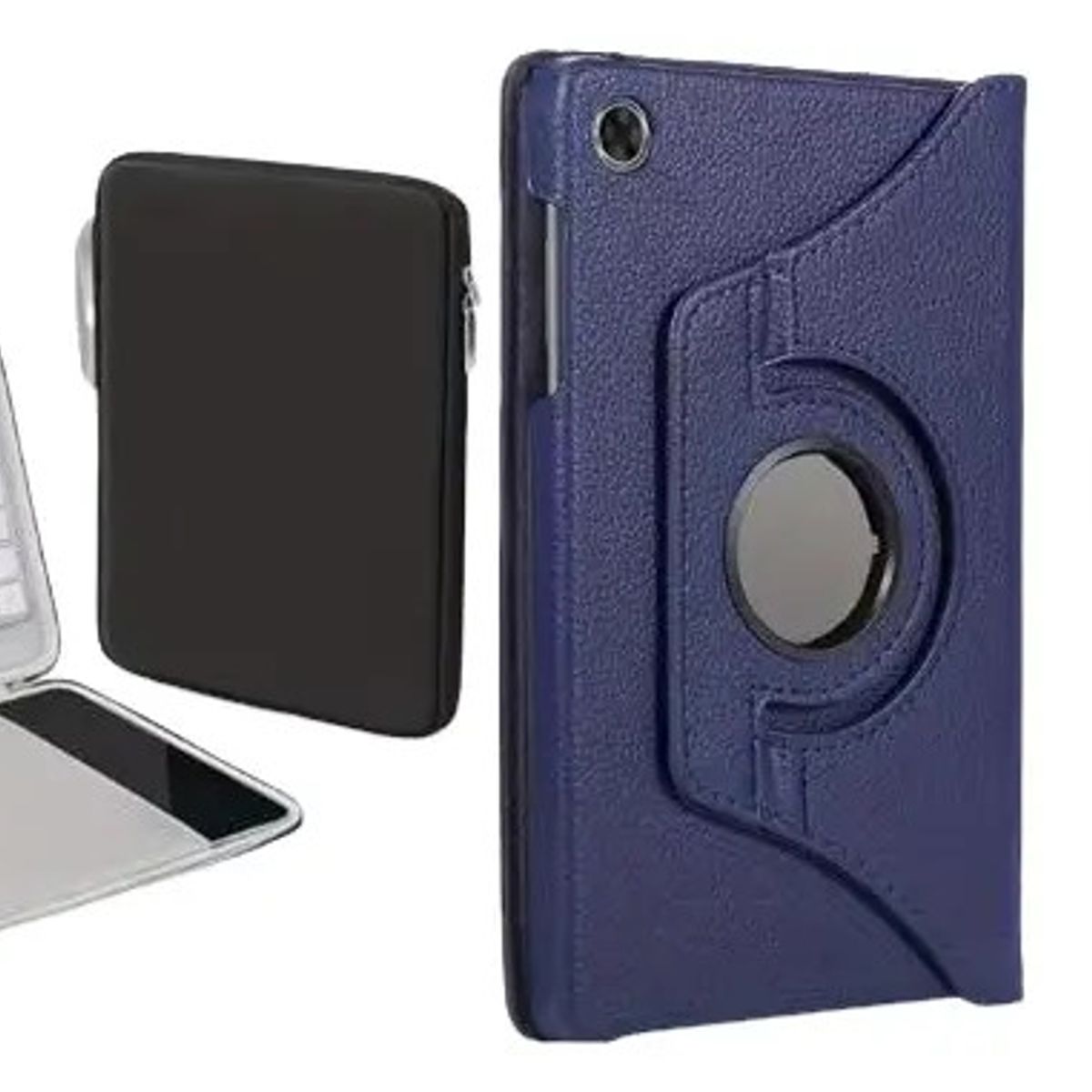 GENERICO - Forro Estuche 360 Giratorio + Vidrio + Funda compatible con HONOR PAD X8A