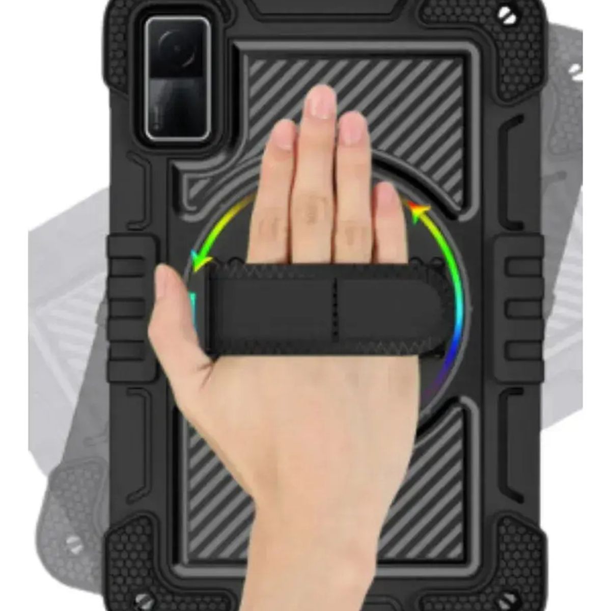 GENERICO - FUNDA ANTIGOLPE CON CORREA Y VIDRIO COMPATIBLE CON SAMSUNG TAB S11 X730