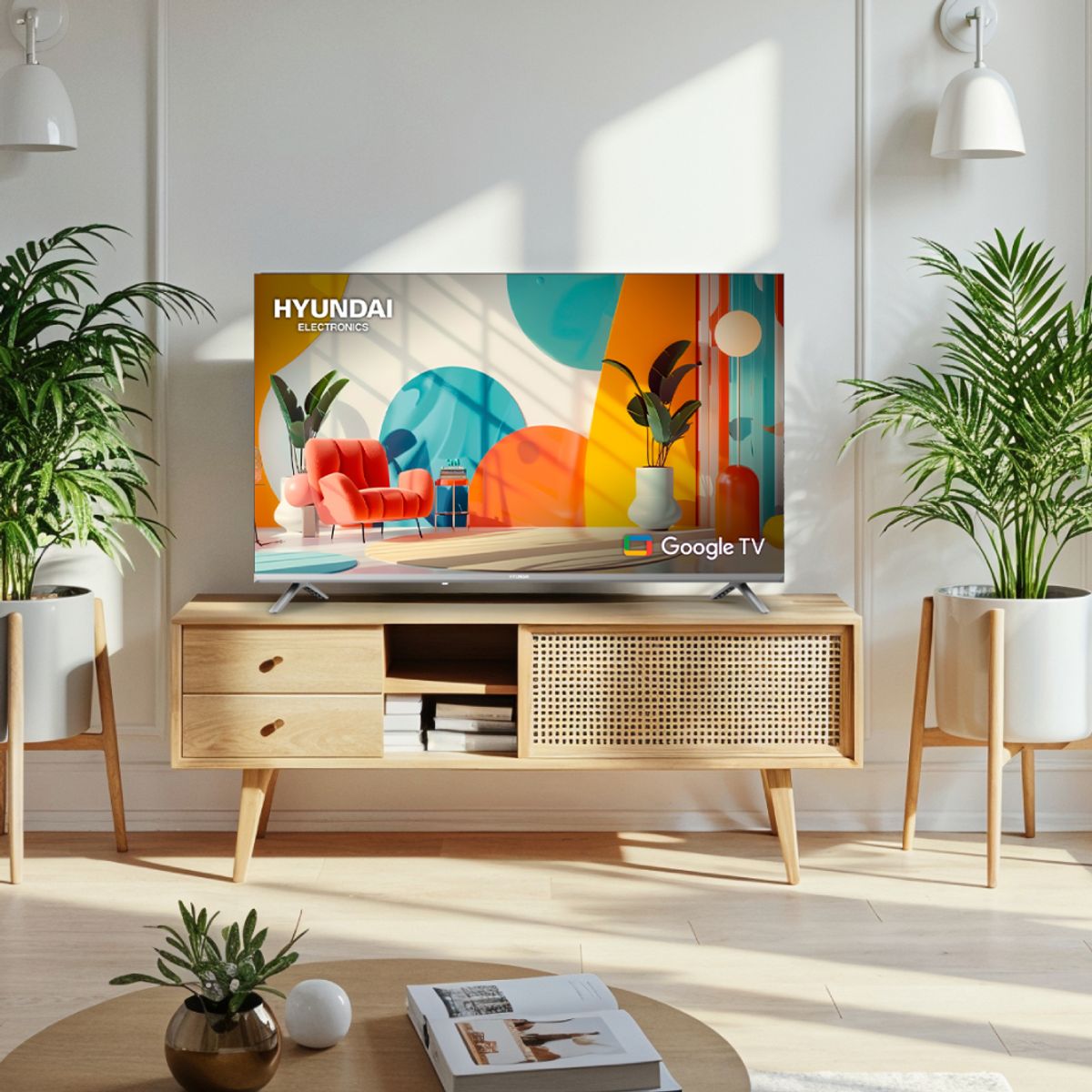 HYUNDAI - Televisor Hyundai QLED 32 HD - Google TV HYLED3259QG