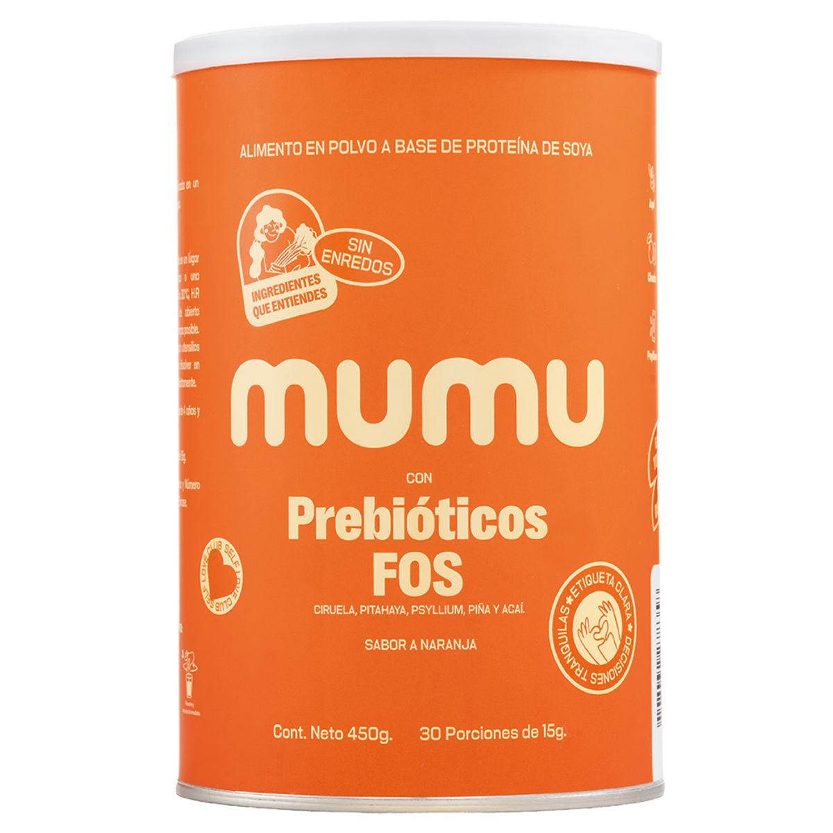 MUMU - Fibra Prebiotica FOS MUMU 450 gr