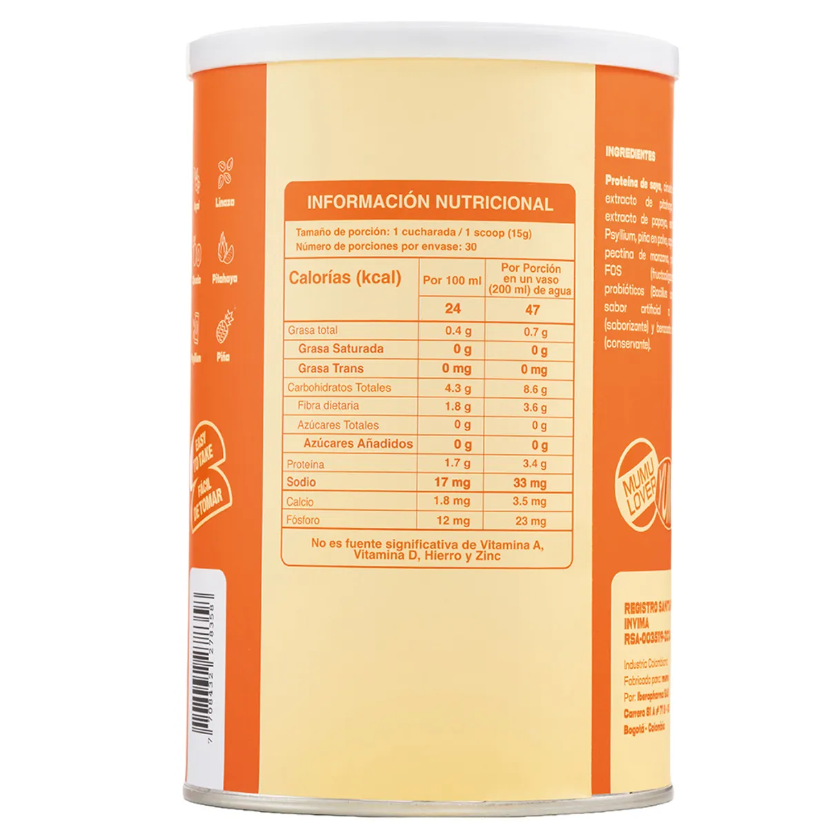 MUMU - Fibra Prebiotica FOS MUMU 450 gr