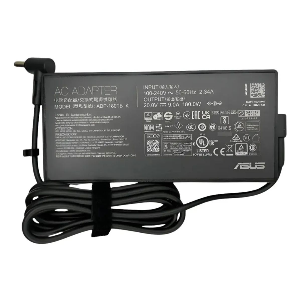 ASUS - Cargador 100% Original Asus 180w 20v - 90a Punta Tuf
