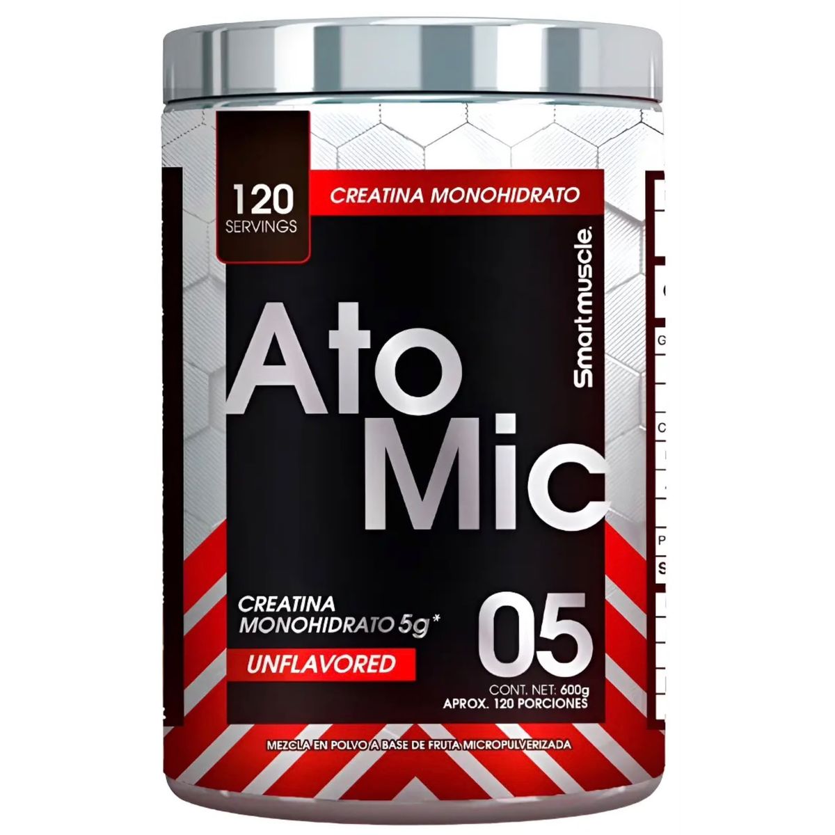 SMARTMUSCLE - creatina atomic monohidrato 600gr