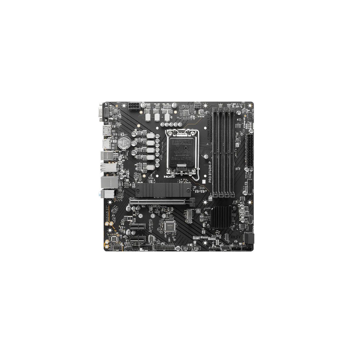 MSI - TARJETA MADRE MSI PRO B760M-P DDR5 de Alta Capacidad y Estabilidad Corporativa